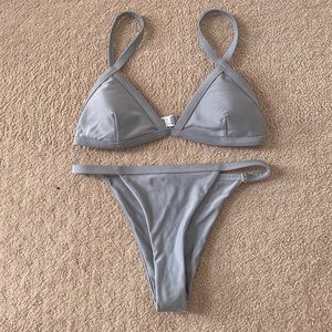 Grey 2 Piece Bikini